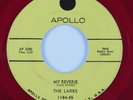 Doo Wop 45 LARKS My Reverie APOLLO red wax HEAR