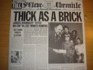 Jethro tull - thick as  a brick,CHR 1003 Zeitungcover Italy,Tip Top