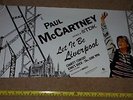 PAUL McCARTNEY LET IT BE LIVERPOOL - PROMO POSTER 1990
