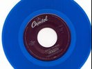 BEATLES IT'S ALL TOO MUCH/ONLY A NORTHERN SONG 45RPM BLUE VINYL