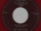 R&B 45 - Four Blazes - All Night Long - United - VG+ mp3 - red wax