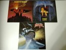 ANVIL hard 'n ' heavy METAL ON METAL forged in fire -  3 LP`s vinyl