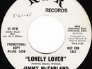 JIMMY MCFARLAND Lonely Lover / Let Me Be Your Northern Soul 45 Near Mint Promo