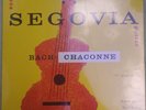 Andres Segovia Guitar Bach: Chaconne vinyl LP Never Opened vinyl