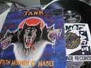 TANK - Filth hounds of Hades, mit Single, original  KAM LP 1, LP, rar