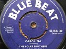 The Folks Brothers Count Ossie Carolina Blue Beat 46/BB 30 Reggae Ska 7” 45