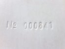 THE BEATLES White Album ULTRA LOW NUMBER No. 000841 VINYL LP