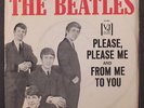 BEATLES: Please, Please Me / From Me To You 45 (black/rainbow 'brackets' logo l