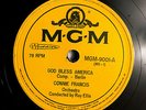 CONNIE FRANCIS - God Bless America/ Among My Souvenirs 78 RPM BRAZIL MGM 1960