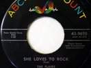 The FLAIRS 45 She Loves to Rock/In Self Defense ABC-PARAMOUNT doo wop VG+ d1399