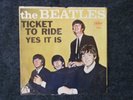 THE BEATLES Ticket To Ride / Yes It Is 45 with Picture Sleeve Record VGC 