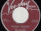 SPANIELS - Vee-Jay 290 - Stormy Weather / Here Is Why- '58 DOO-WOP 45 VG+ (orig)
