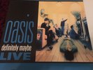 Oasis DEFINITELY MAYBE LIVE LP. CHICAGO 1994. New & Unplayed.