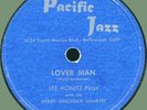 LEE KONITZ (w/ Gerry Mulligan) Lover Man / Lady Be Good 78rpm Pacific Jazz 1953