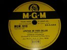 CONNIE FRANCIS : LIPSTICK ON YOUR COLLAR  /  FRANKIE.  UK.78rpm (1959)