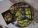 IRON MAIDEN PIECE OF MIND PICTURE DISC + CARD RARE 1983