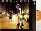 BON JOVI self titled (1st uk press & lyric inner) LP EX/EX VERL 14 hard rock