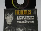 The Beatles HTF Do You Want To Know A Secret? VJ Picture Sleeve & 45 RPM Record