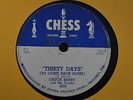 ROCK N ROLL 78 Chuck Berry CHESS 1610 Thirty Days and Together