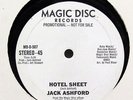 JACK ASHFORD-HOTEL SHEET - WLP ON MAGIC DISC PRIVATE COSMIC DISCO FUNK 12