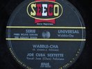 Latin 78 JOE CUBA SEXTETTE Wabble-Cha SEECO N- HEAR