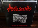 ADOLESCENTS Brats In Battalions SOS LP with lyric sheet insert