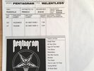 PENTAGRAM - RELENTLESS .... LP, WHITE LABEL PRE RELEASE 1993
