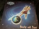 OVERDRIVE: Swords and Axes-1984 LP MOP 3029 SWEDISH IMPORT METAL rare