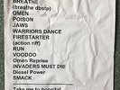 The Prodigy - Setlist & Ticket Stub - Bournemouth 27/01/10