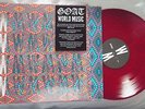 GOAT - WORLD MUSIC. PURPLE VINYL. SIGNED INNER SLEEVE. 1ST PRESS OF 200. PSYCH