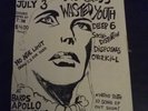 Wasted Youth/Red Cross/Social Distortion + gig flyer 1981 rare kbd
