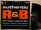 AUTHENTIC RHYTHM AND BLUES Slim Harpo Lazy Lester Lightnin' Slim 1963 UK R&B LP
