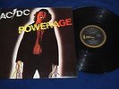 AC/DC Powerage Rare Black Label Albert Productions Aussie Vinyl LP Record OOP NM
