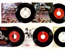 5 RARE QUEEN SINGLES ITS LATE WE WILL ROCK YOU CHAMPIONS FAT BOTTOM GIRLS NOS