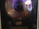 John Lennon Beatles Imagine LP 25th Anniversary 24kt gold plated Limited edition
