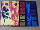 GUNS N' ROSES USE YOUR ILLUSION I & II 4 X LP's PLAY EX,SLEEVE & 4 LYRIC INNERS