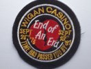 Original Northern Soul Wigan Casino 'End of an Era' Patch, not stitched or glued