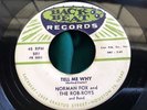 Original Doo Wop 45 : The Rob-Roys and Band  Tell Me Why   Audry   Back Beat 501