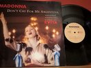MADONNA DON'T CRY FOR ME ARGENTINA GERMAN 12 MAXI SINGLE REMIXES