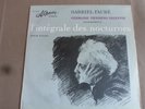 Germaine Thyssens-Valentin Gabriel Fauré l'Intégrale des nocturnes Piano LP X 2