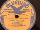 Bluebird 6236 Walter Davis SWEET SIXTEEN 78 rpm E 1936