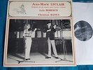 LECLAIR :6 Sonatas/ LOLA BOBESCO - CHRISTIAN BADEA LP DUCHESNE DD 6022