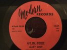 Mary Love - Let Me Know. (USA Modern)