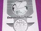 EMERSON LAKE & PALMER - RARE 1972 CONCERT FLYER