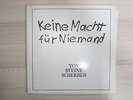 DLP /  Ton Steine Scherben ?– Keine Macht Für Niemand   / GATEFOLD   / RAR /