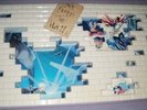 The Wall PINK FLOYD rare french plastic wall 3D display original 1979 promo