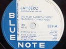 BLUE NOTE 559 Tadd Dameron Septet JAHBÉRO/LADY BIRD Bebop Jazz 78 rpm