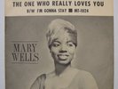 SOUL MOTOWN 45 pic sleeve - Mary Wells - The One Who Really Loves You