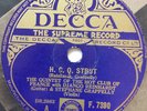 DJANGO REINHARDT QUINTET HOT CLUB - H.C.Q STRUT / THE MAN I LOVE DECCA 78rpm 10