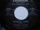 Gloria Jones - Tainted Love - Champion 2nd - Northern Soul Crossover Motown